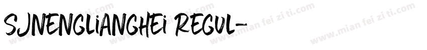 SJnenglianghei Regul字体转换
